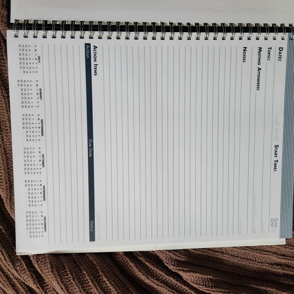 Meeting Notes Notebook - Picture 2 of 3